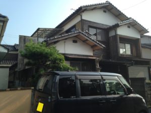 中古住宅のリノベーションー外観Before