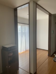 段差をなくして広々とした空間にafter